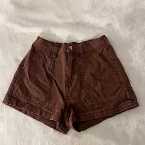 Brown Women's Cargo Shorts
